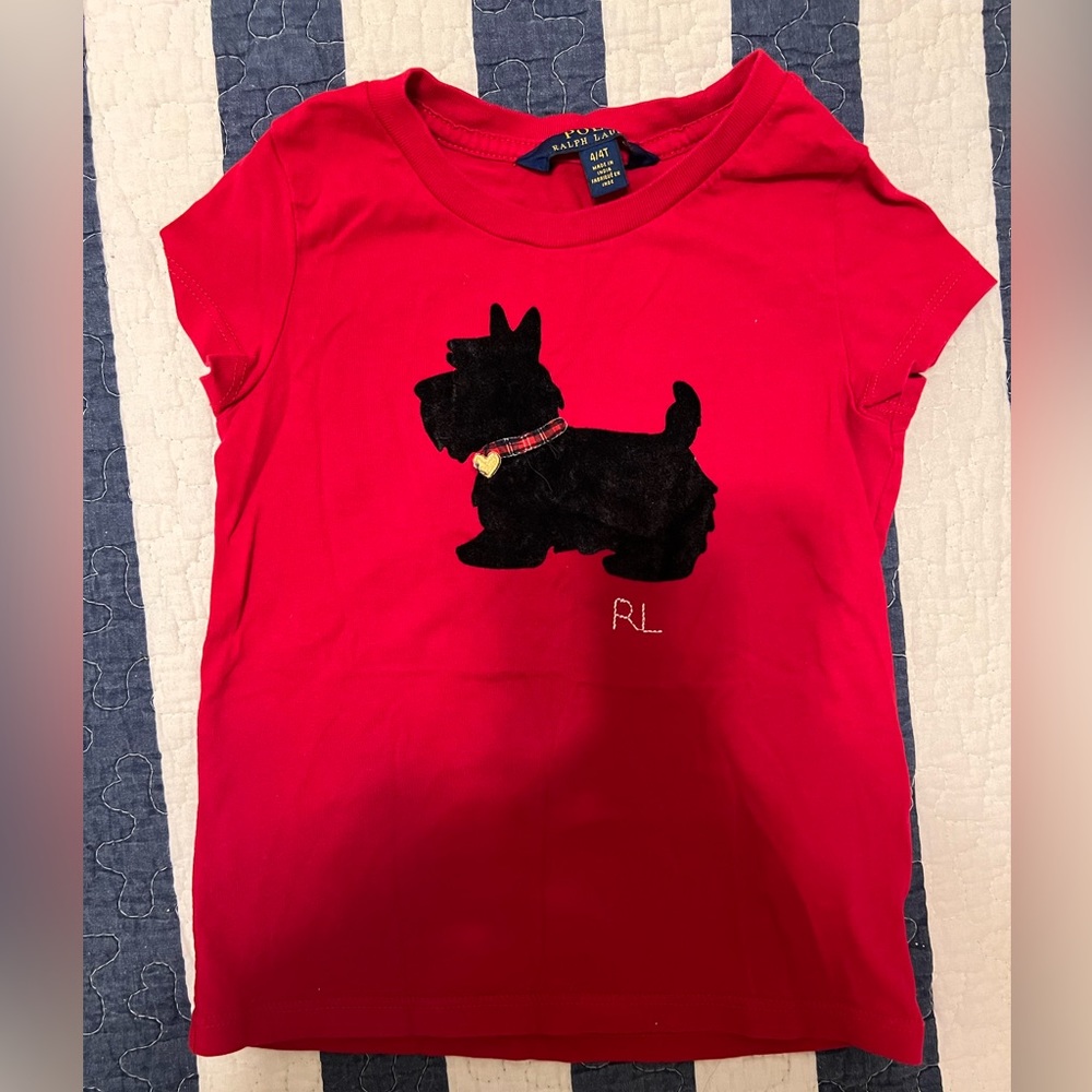 Ralph Lauren Scottie t-shirt size 4/4T